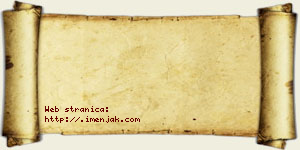 Janko Poljaković vizit kartica